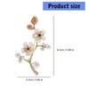 Chinese Style Shell Floral Brooch Vintage Fashion Plum Flower Laple Pin for Clothes Vintage Ornament Gift For Her