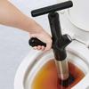 Powerful Toilet Plunger Stainless Steel Pipe Dredger Unblocker Pneumatic High-pressure Dredging Air Drain Blaster Tool Set