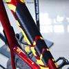 Protection de chaîne de vélo noire durable; Garde-chaîne de cadre de vélo; Accessoire Essentiel Protège la Chaîne de Vélo