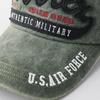Avirex Military Felt Pigment American Casual Summer Baseball 067 Men's Cap, Low-Profile Cap, Embroidered, Style, Cap, Khaki,