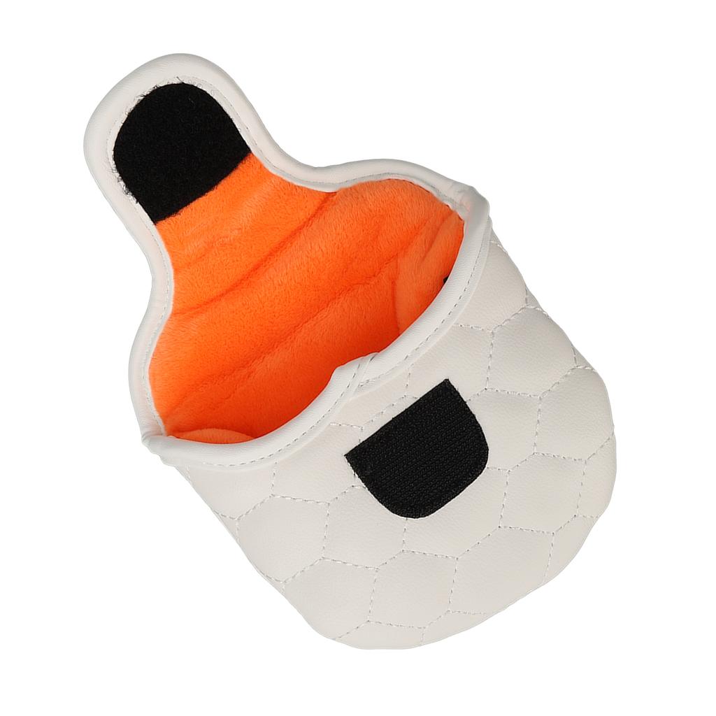 PU Golf Club Head Cover White Golf Head Cover Golf Putter Headcover for Golfer Lovers