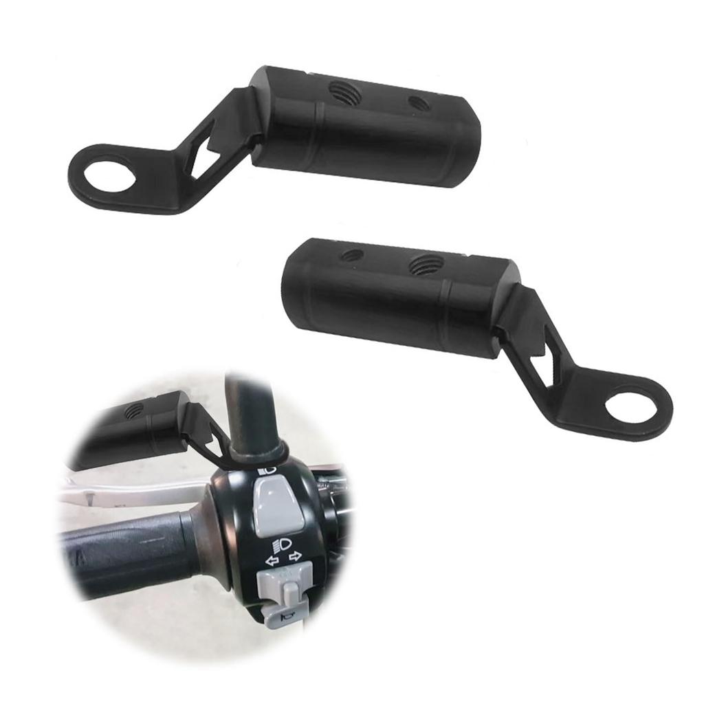 Motorcycle Clamp Bar [2 pieces] Mirror Holder Extension Stay, Multibar Holder, Clamp Bar, Fog