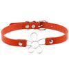 Simple Floral Choker, Fresh Flower Faux Leather Neck Collar Clavicle Necklace