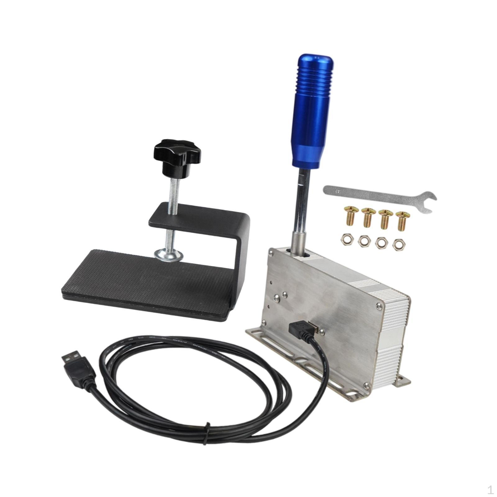 

USB Последовательный Шифтер Передач Игровые Аксессуары Удобное Металлическое Колесо Компьютерные Детали для Win10 Win7