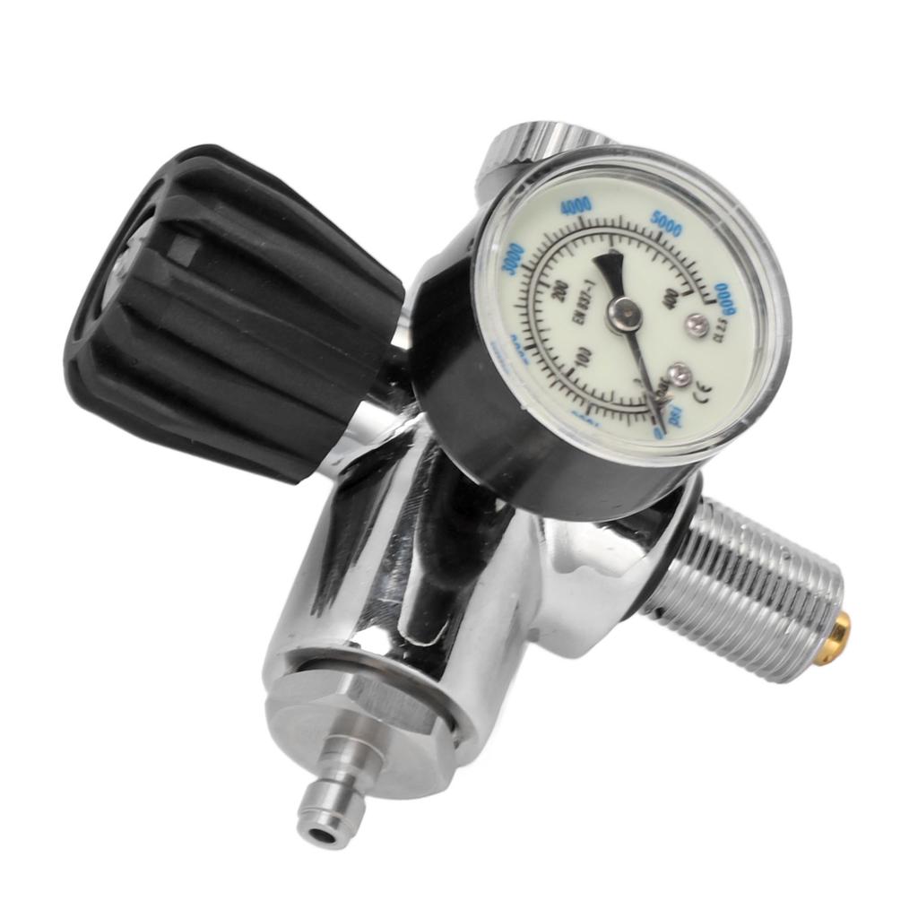 6000psi 400Bar Diving Tank Pressure Gauge M18x1.5 Scuba Diving Tank Pressure Gauge Double Scale Luminous Meter