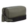 Coach Axel 21 Logo Zip Closure Smooth Calfskin Shoulder Crossbody Bag Small Men Bags Gunmetal Military-Green CV530-QBMGR