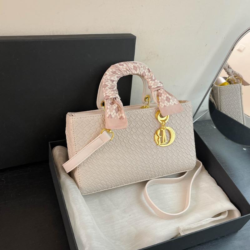 Today's Popular Small Bags, Women's New Silk Scarves, Women's Hand-held Princess Diana Bags, Versatile Single Shoulder Diagonal Span Bags