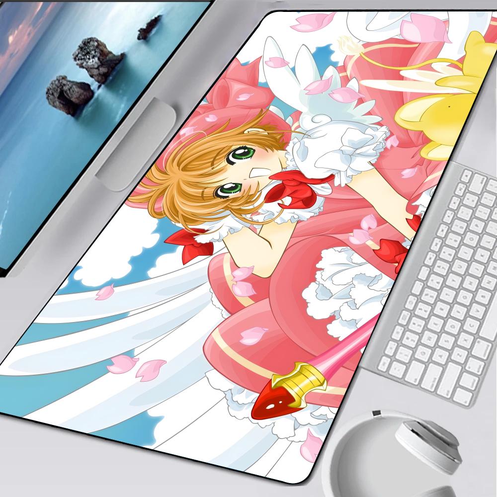 C-Card C-Captor Sakura Mouse Pad Rubber Mat Laptop Xxl Mousepad Notebook Gamer Computer Table Gaming Accessories