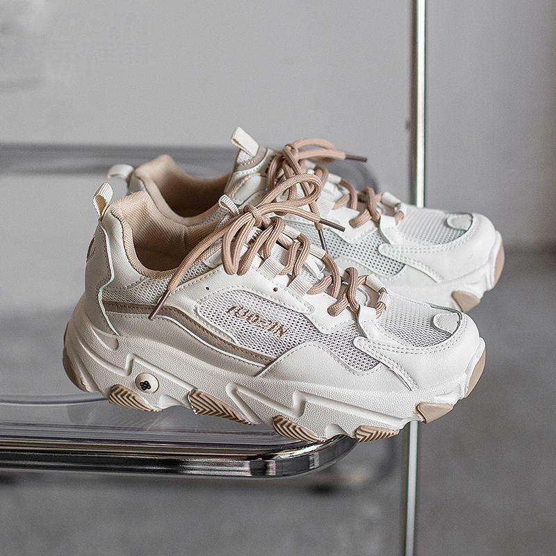 Fashion 2024 Vintage Platform Sneakers Autumn Women Sneakers Students Daily Wear Casual Style Vulcanize Shoes Female