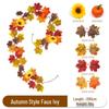 Thanksgiving Maple Leaf & Sunflower Vine Decoration for Home and Festival 