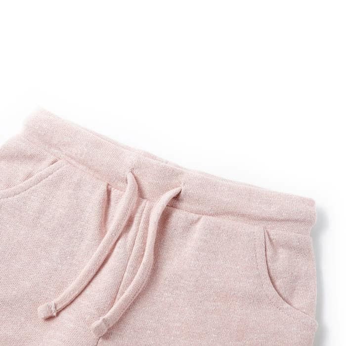Short pour enfants avec cordon de serrage rose clair mélangé 92/104/116/128/140