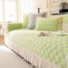 Plush Sofa Cushion French Style Sofa Cover Non-Slip Seat Cushions Cover Cloth Backrest Towel Autumn and Winter