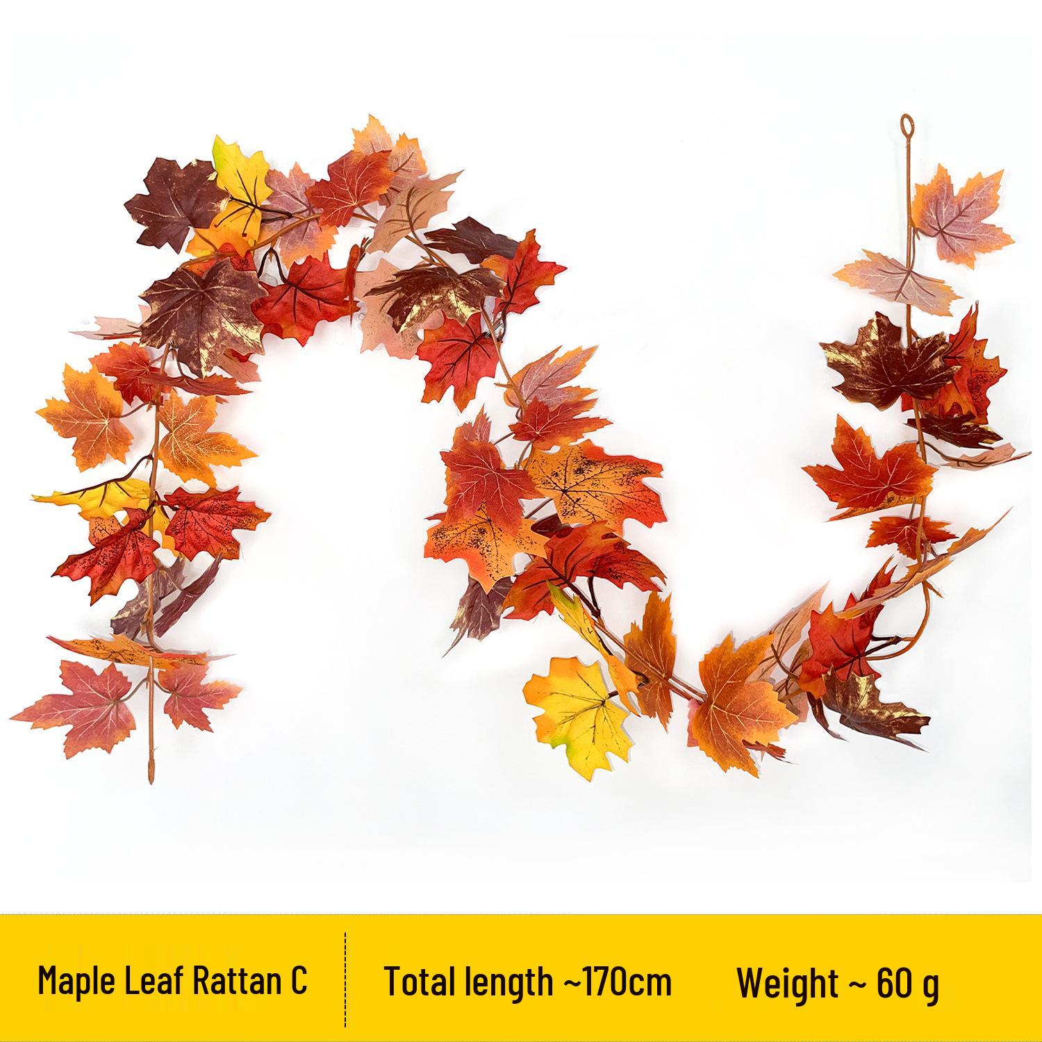 

Искусственные гирлянды из кленовых листьев для Рождества, свадьбы и домашнего декора