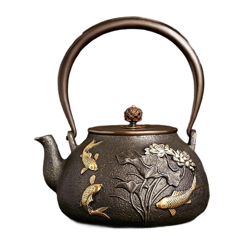 Yamamotodo Handmade Japanese Sand Iron Teapot