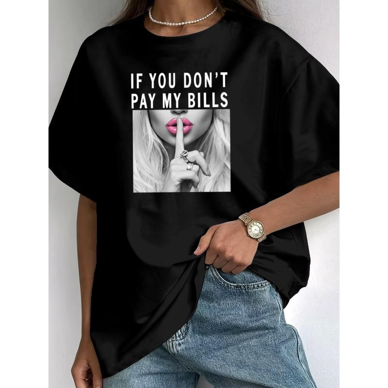 Women's Short-Sleeve T-Shirt Medium-Stretch Fabric Suitable for Spring Summer Fall, Casual Attire or Gift - 5 Colors Available (No Chest Padding)