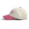 CASE A LOT Slogan Logo Kappe - beige rosa