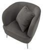 Armchair Silvery With Cushion Cm 73X66X78