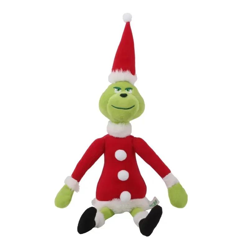 Bandai Pluszowa Lalka Grinch Zabawka Prezent Styl Kreskówkowy Zabawki dla Dzieci Szmaciana Lalka Kawaii Wystrój Pokoju Na Boże Narodzenie Pluszowe Zabawki Chłopiec i Dziewczynka.