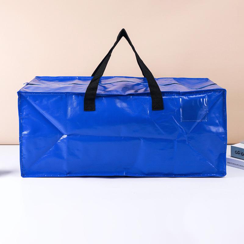 1/4PCS Large Capacity Luggage Storage Bag PP Waterproof Moving Woven Hand Bag Organizer Packing Supplies Camping Totes Bag
