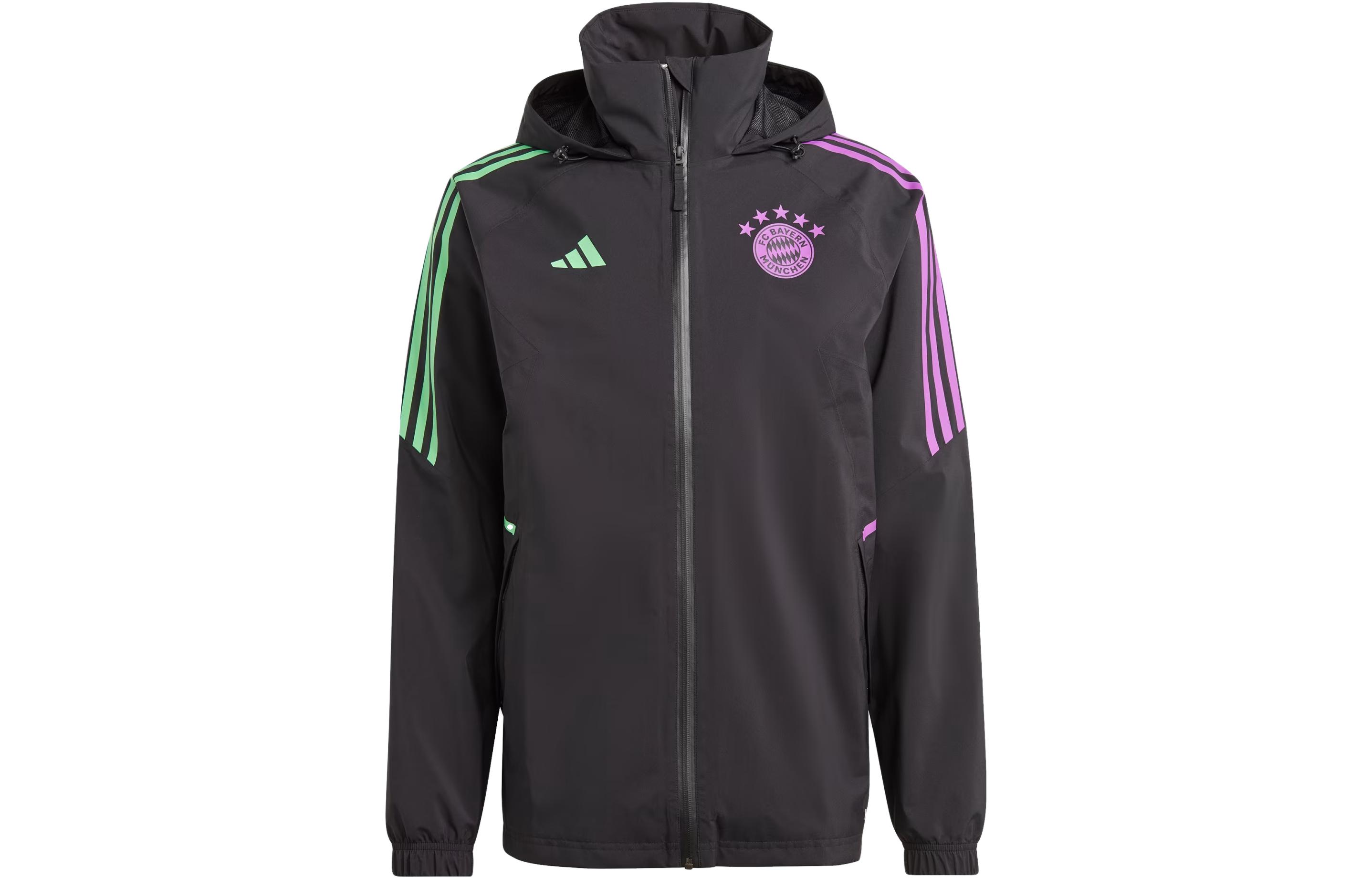 Adidas Manchester United Jackets Men s Black Detachable Hood Moderate Other Black|L