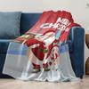 Tuniu Christmas Santa Claus Kids Plush Blanket Sofa Bed Throw Warm Soft Cozy Gift