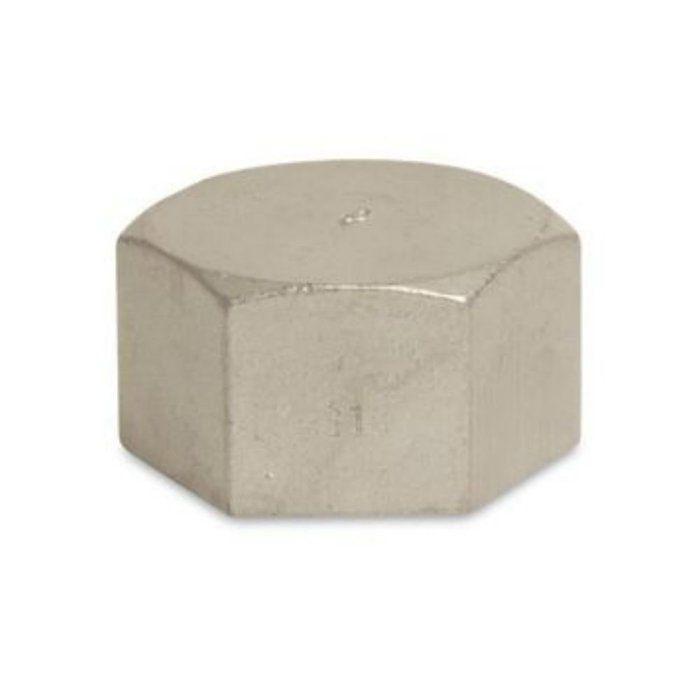 Raccord fileté inox, Capuchon fileté inox V4A, Raccord inox 1 pouce, Bouchon fileté inox 1", 10 bar