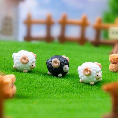 Moss Micro-landscape Cute Little Sheep Cute GrainsGarden Landscaping Decorative Items Accessories Miniature Ornaments