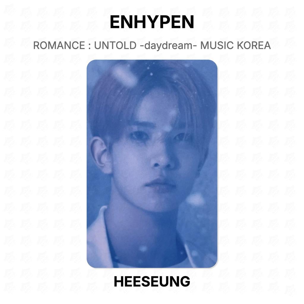 ENHYPEN ROMANCE : UNTOLD -daydream- MUSIC KOREA Oficiální fotokarta