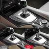 For BMW 5 Series E60 2005-2010 Car Interior Accessories Carbon Fiber Interior Car Gear Shift Panel Trim Cover Frame Stickers