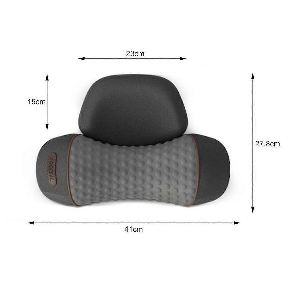 Cervical Memory-Foam Neck Pillow Massage Heat Traction for Sleeping Slowing Rebound Memory Pillow Ergonomic Support  Per-Yvan
