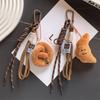 Cartoon Bread Pendant Bag Charm Backpack Hanging Piece Car Creativity Jewelry Accessories Gift A561 Bag Charm