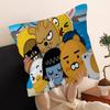 K-KAKAOS FRIENDS Cartoon Maple Design Cushion Cover Happy Autumn Harvest Decor Holiday Decorati Pillow Cover