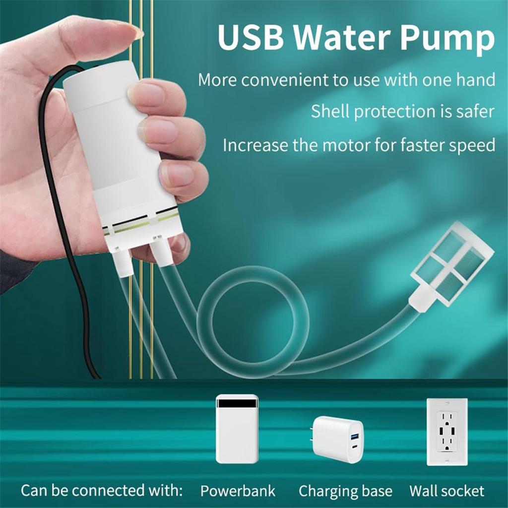 Tragbare USB Elektrische Auto-Siphon Selbstansaugende Pumpe zum Abfüllen von Hausbrau-Wein, Bier, Getränken und Kombucha, DC 5V