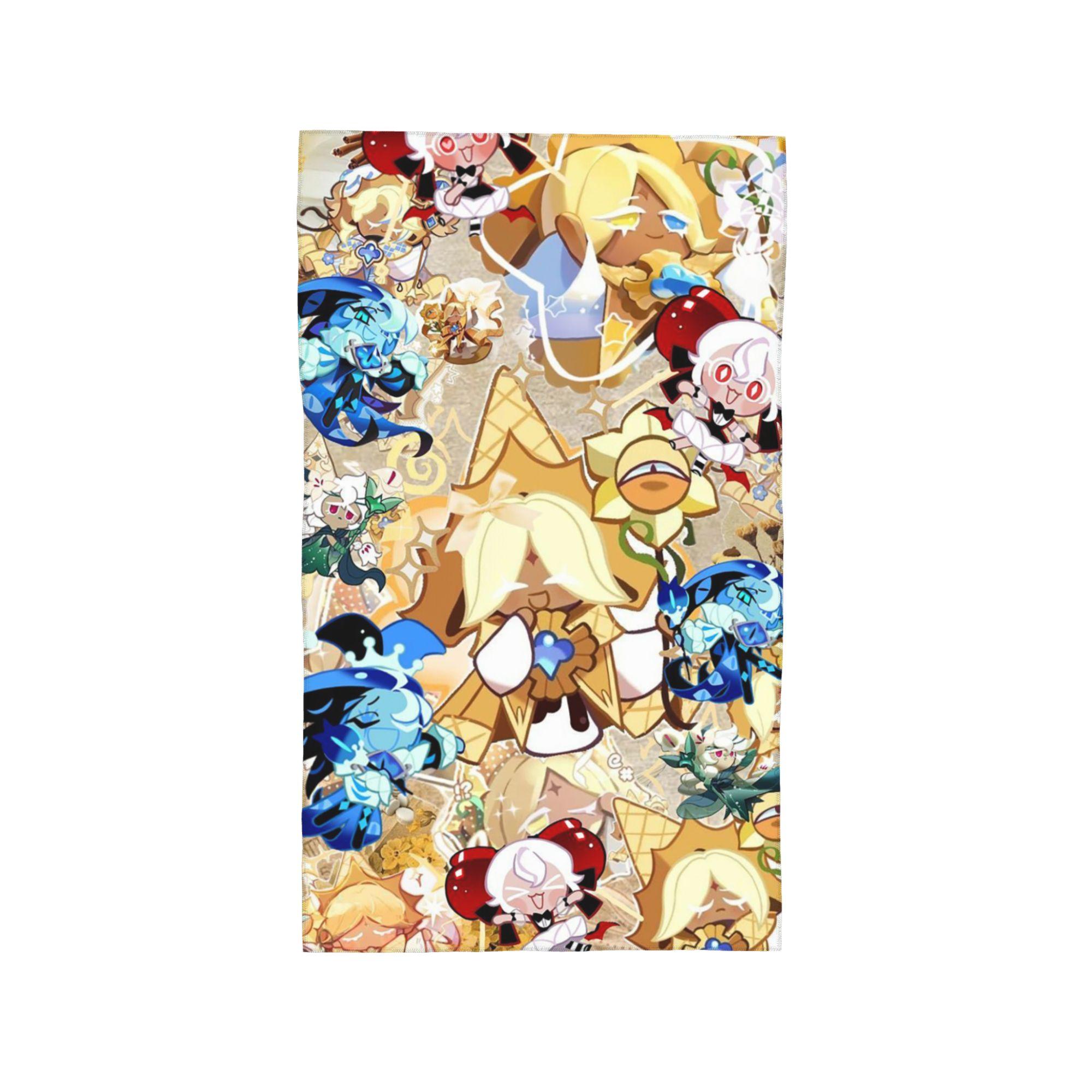 

Cookie Run Kingdom Soft Face Towel Quick Dry Pool Bath Cotton Towels Absorbent Quick W40*H60(CM)