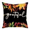 Autumn Pumpkin Sofa Pillow Cover Cushion Living Room Bedroom Bay Window Bedside Letter Cushion Cover