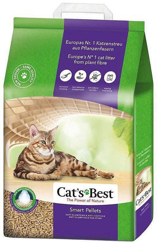 JRS Cat's Best Smart Pellets - lettiera agglomerante in legno per gatti - 2x10 kg