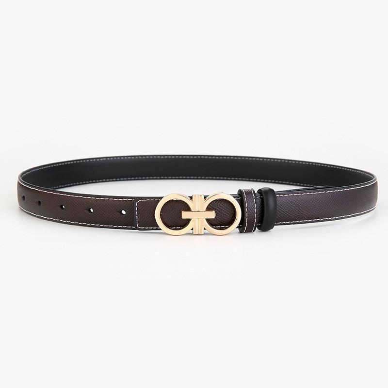 Leather Womens Waist Belt With Alloy Buckle For Office Wear And Daily Fashion