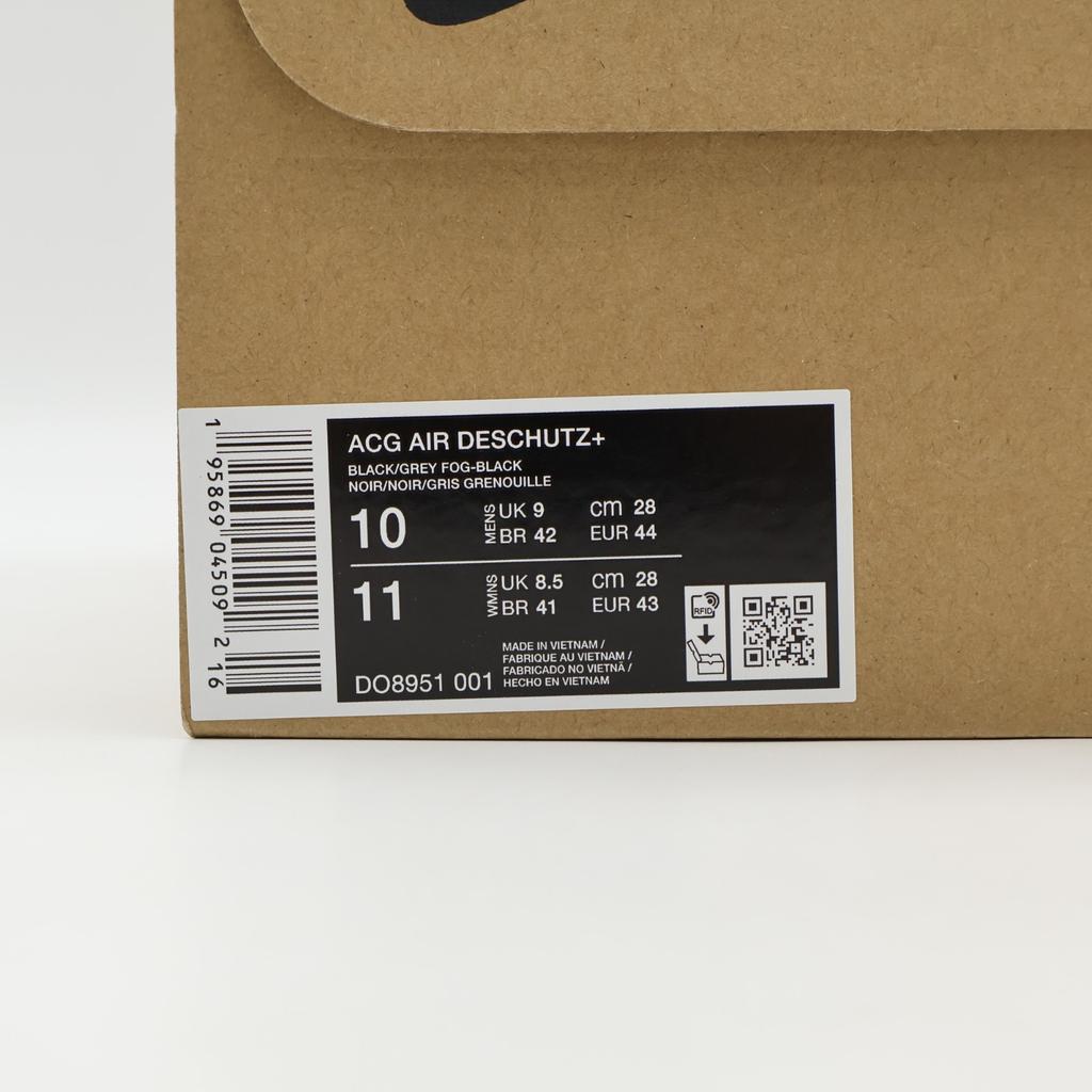 DO8951-001 Nike ACG Air Deschutz Preto Cinza Nevoeiro (masculino)