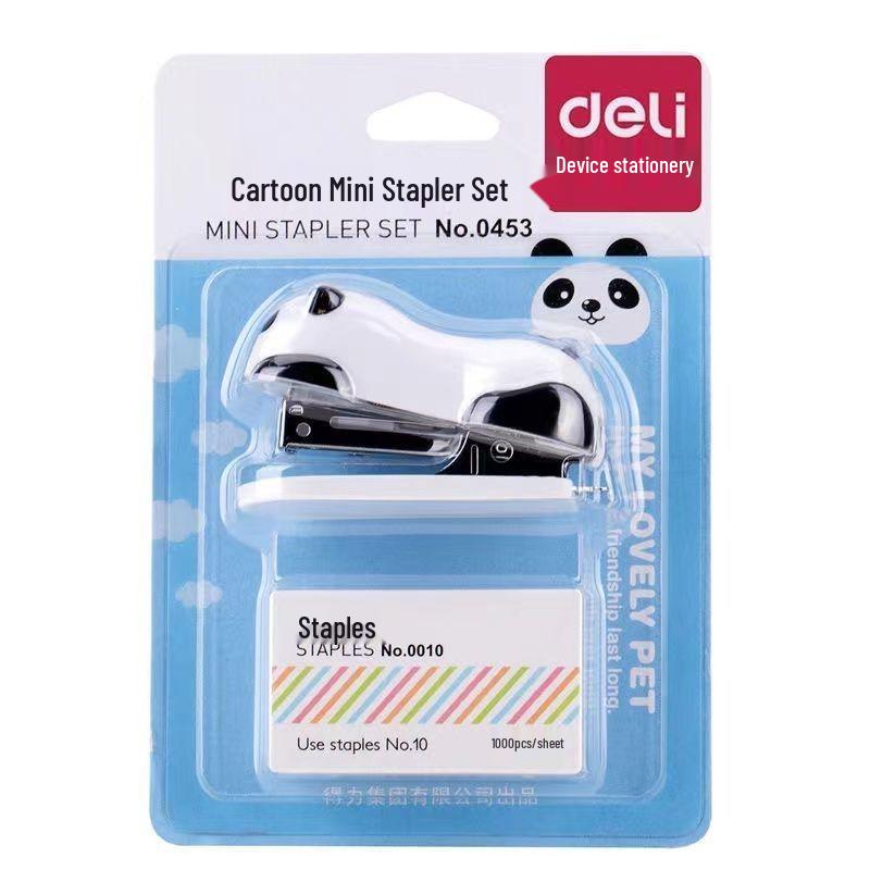 Deli Mini Stapler 0453 Student Set with No. 12 Staples