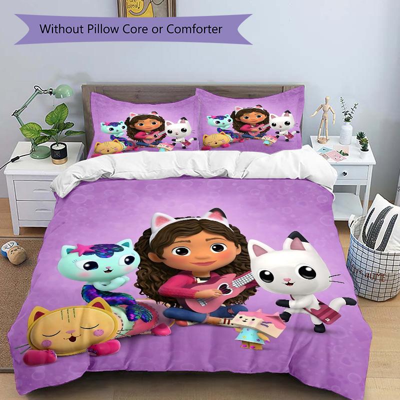 Dream Team Adventure Print 3Pcs Bedding Setduvet Cover With 2 Bedropillowcase Home Birthday Gift