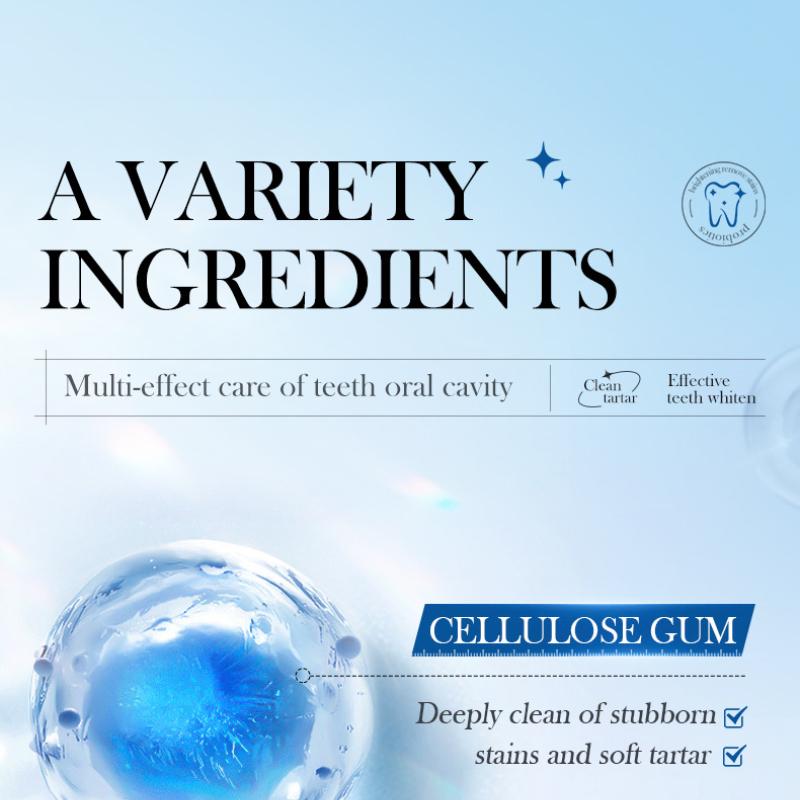 Plant Fruit Probiotic Toothpaste SADOER Oral Whitening Teeth Gum Protection Toothpaste