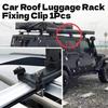 4pcs Car Roof Mounting Rack Clip Cover With Easy Installation For Secure Luggage Storage