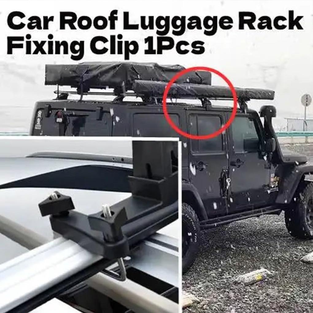 4pcs Car Roof Mounting Rack Clip Cover With Easy Installation For Secure Luggage Storage