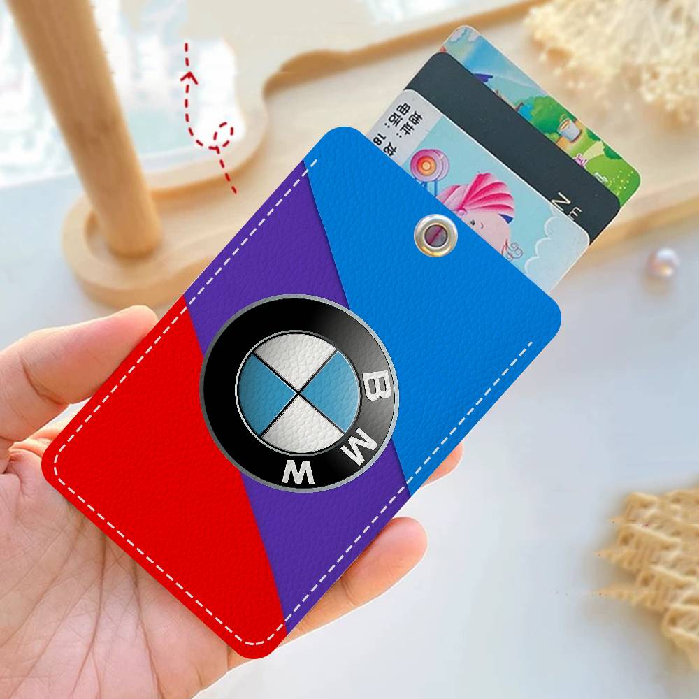 B-BMW-W Personalised Holder Suitable For Bank Card,Subway, Bus Card Wallet Card Case Badge Holder Keychain