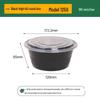 Jing Zhi Feng Disposable Round Thickened Takeout Containers with Lids