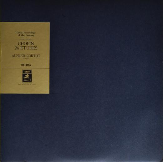 

LP Record ALFRED CORTOT - Frdric Chopin 24 Etudes GR2176 ANGEL - Japan Classical