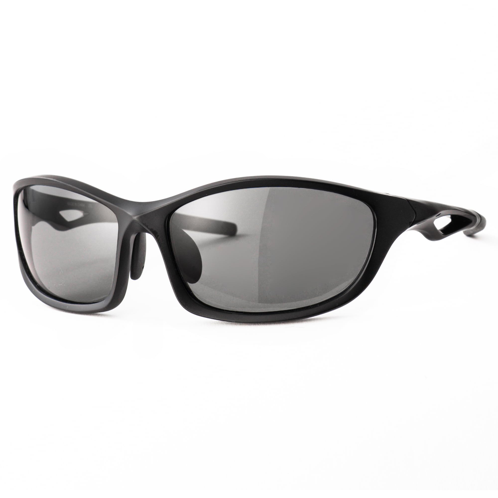 

Поляризаційні спортивні сонцезахисні окуляри з УФ-захистом та поляризаційними димчасто-чорними лінзами A-Fit для чоловіків, Матові/Чорні, AF-S203HN-C1