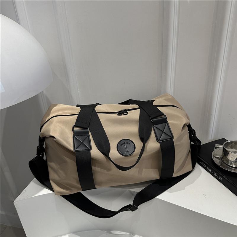 Lightweight Solid Color Large-capacity Storage Bag Sports Going Out Casual Versatile Simple Portable Shoulder Messenger Bag Women
