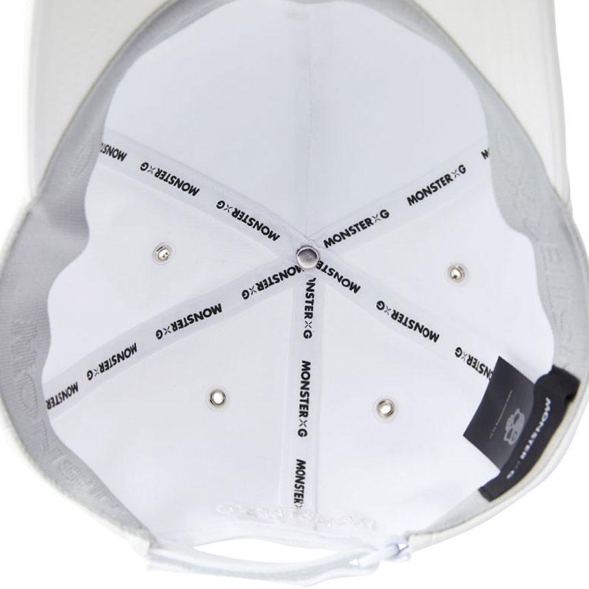 Monseuteoji Mini Skull Ball Cap White Mc24Bw-187