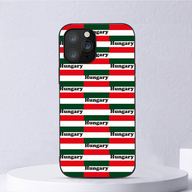 Custodia per telefono con bandiera dell'Ungheria per iPhone 11 12 Mini 13 14 Pro Xs Max X 8 7 6s Plus 5 Se Xr Guscio